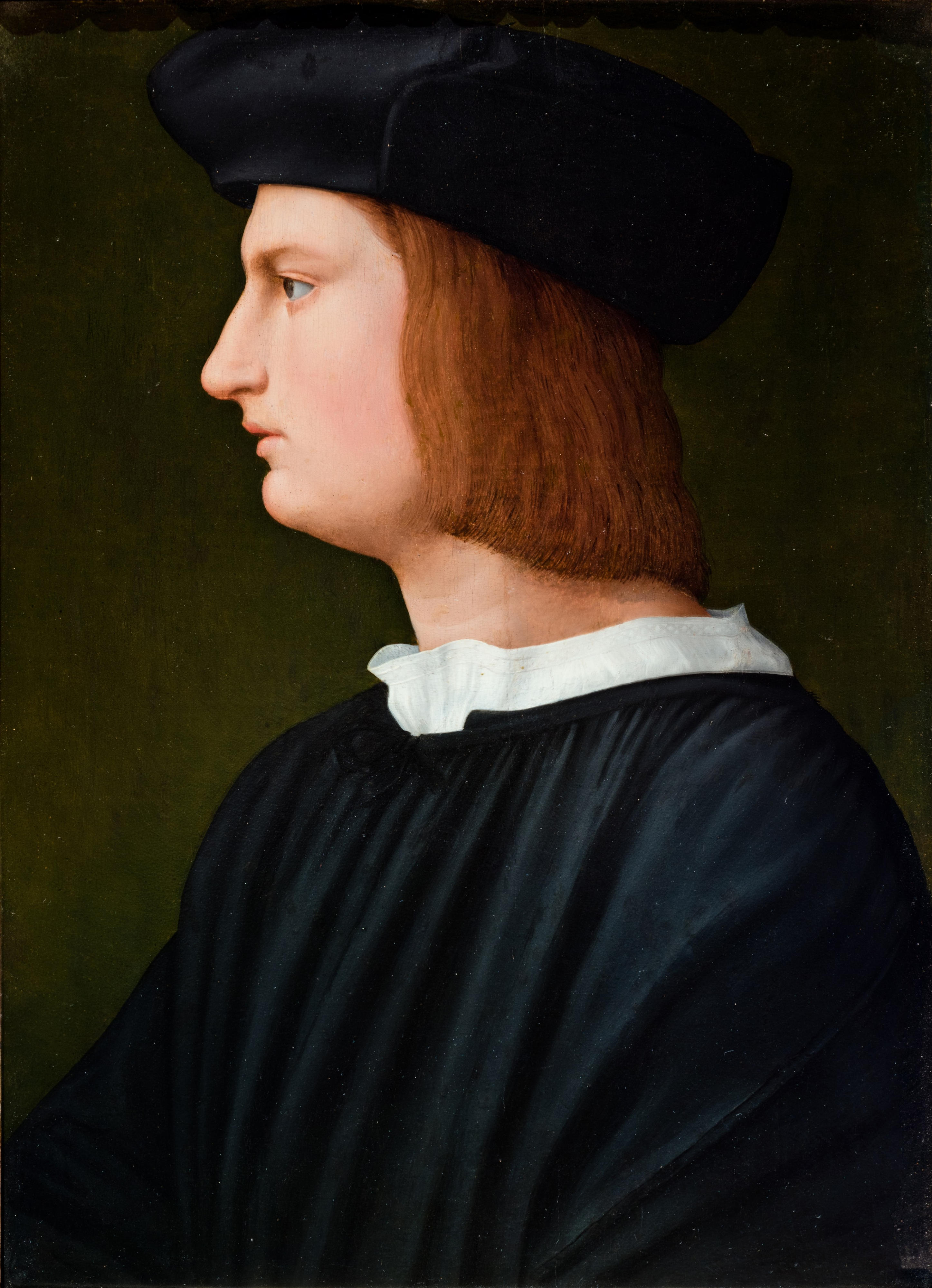 Portrait of a Young Man in Profile